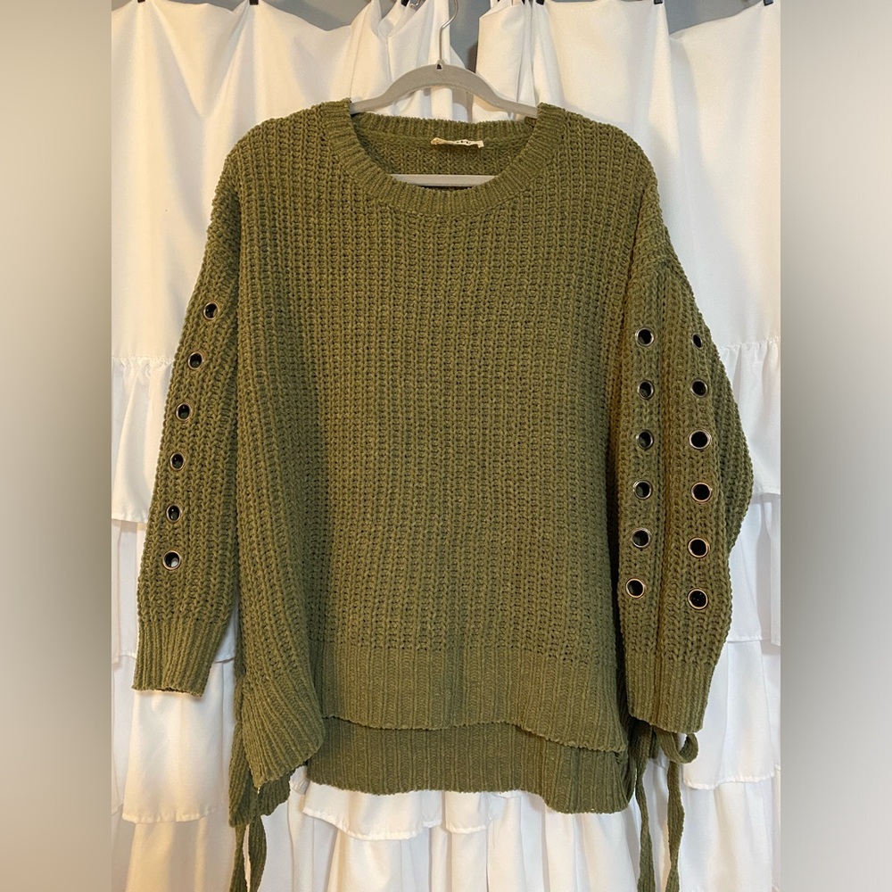 Green boutique sweater